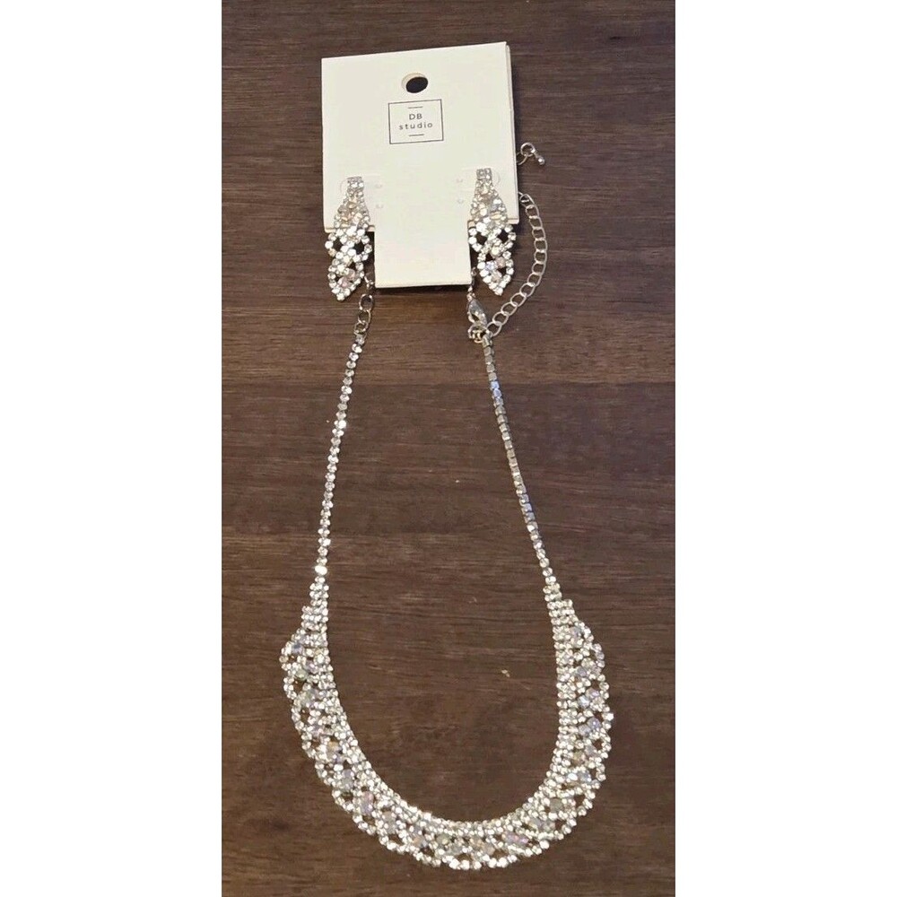 D.B NEW multi-strand necklace and matching dangle earrings
